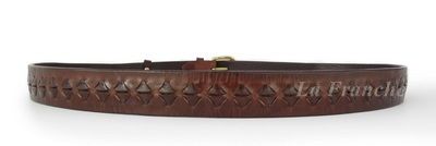 เข็มขัดหนัง, หนังวัวแท้, เข็มขัดหนังวัวแท้, เข็มขัดหนังแท้, belt, genuine leather belt, cow hide belt, belt with buckle, Handmade, Handmade belt